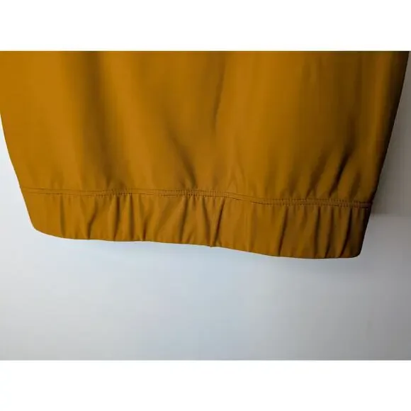 Hikerkind Mustard Gold Recycled Crop Active Tank Sleeveless Made in USA XS - Picture 3 of 8